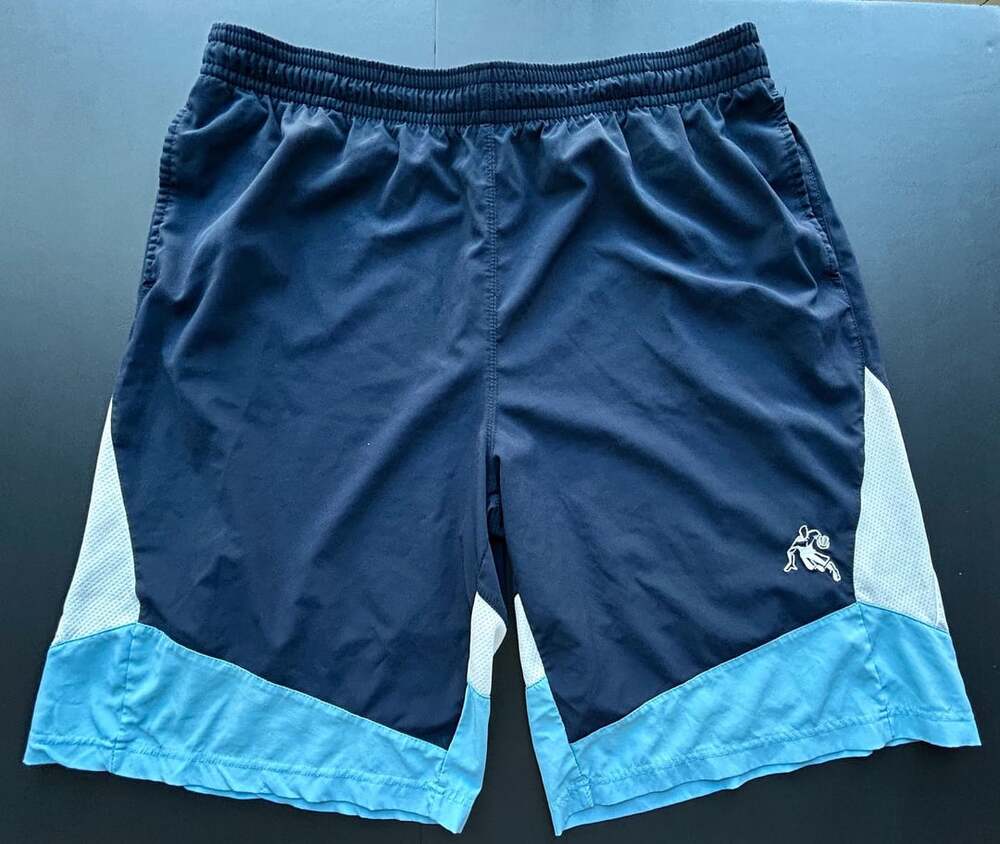 And1 Basketball Shorts Size L Blue Athletic Gym